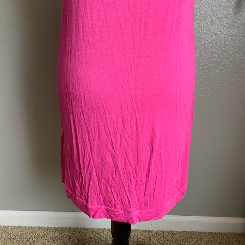 Nanette Lepore Macrame Pink Tunic Dress Size Small - Picture 14 of 17